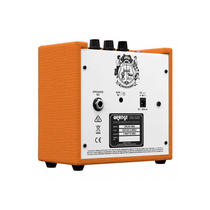Orange Crush Mini Amplificador De Guitarra De 3 Watts Amplificadores de Guitarra Orange 