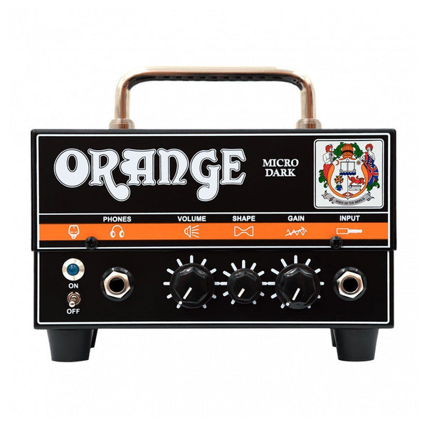 Orange Micro Dark Cabezal de Amplificador de Guitarra 20 Watts Amplificadores de Guitarra Orange 