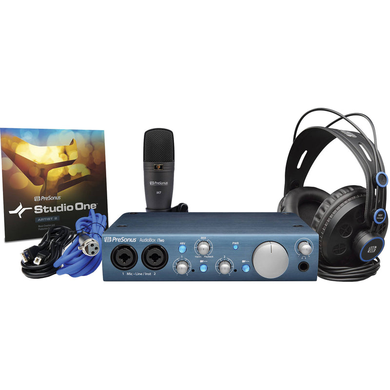 PreSonus AudioBox iTwo Studio Pack de Grabación (Incluye Software) Packs de Grabación PreSonus 