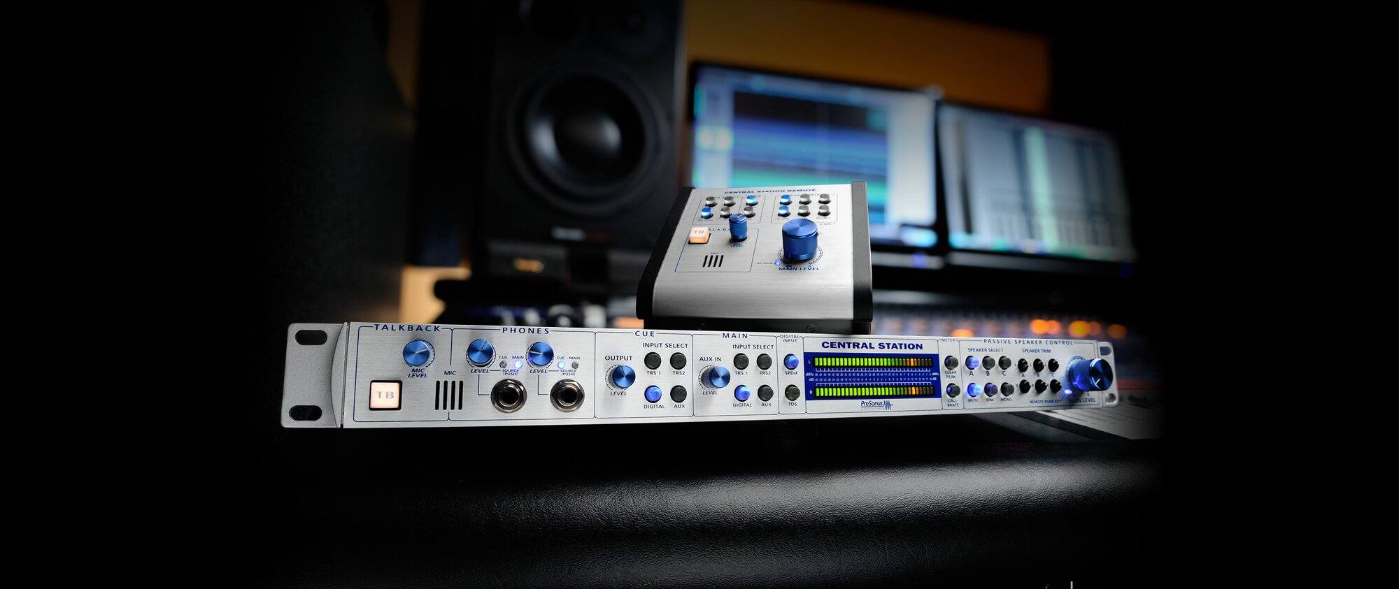 Presonus Central Station PLUS Control de Monitoreo (Incluye Control de Escritorio) Controles de Monitoreo PreSonus 