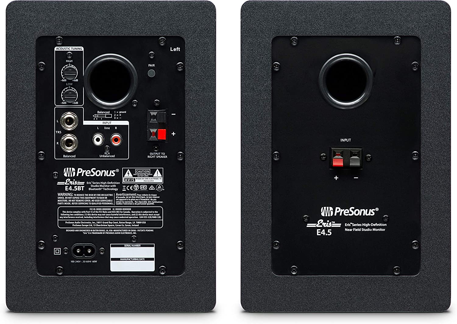 Presonus Eris 4.5 BT Monitores de Estudio con Bluetooth (Par) Monitores de Estudio PreSonus 