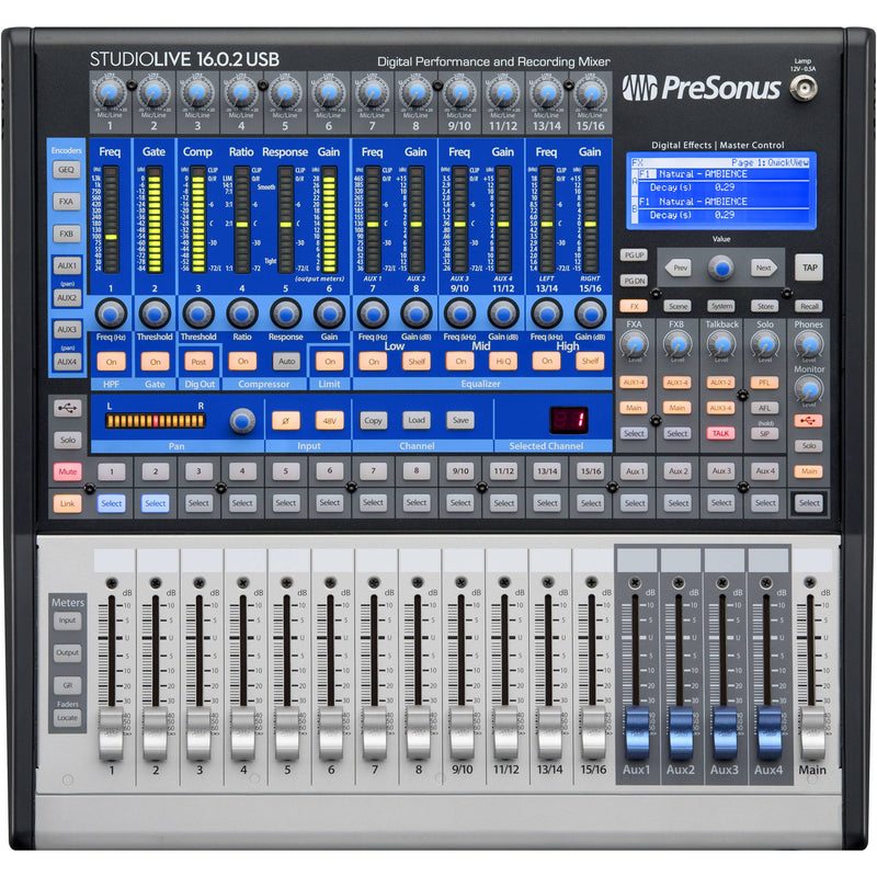 PreSonus StudioLive 16.0.2 Mixer Digital USB Mixers/Consolas PreSonus 