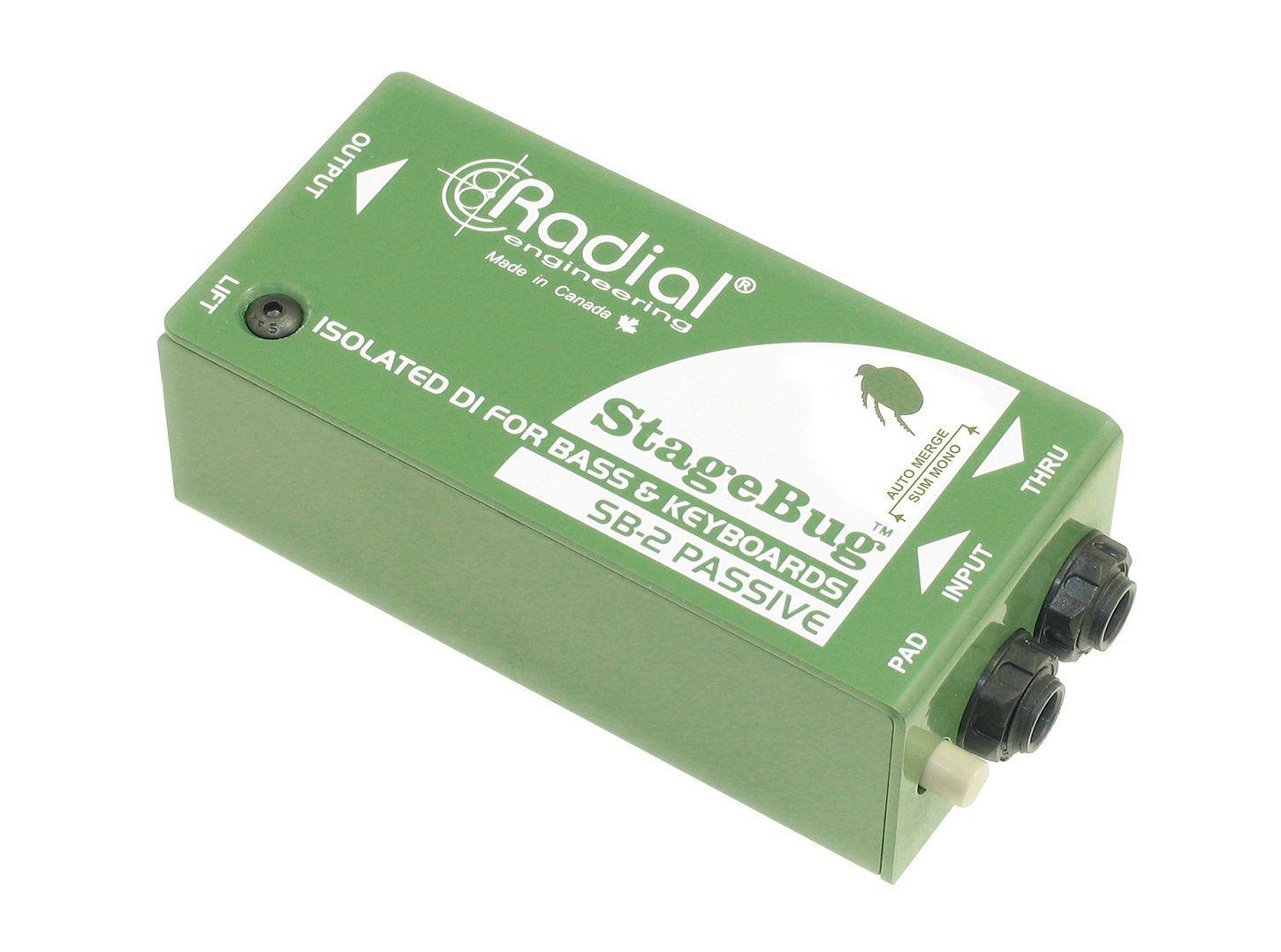Radial SB-2 Caja Directa Pasiva para Bajos, Teclados, High Output Cajas Directas Radial 