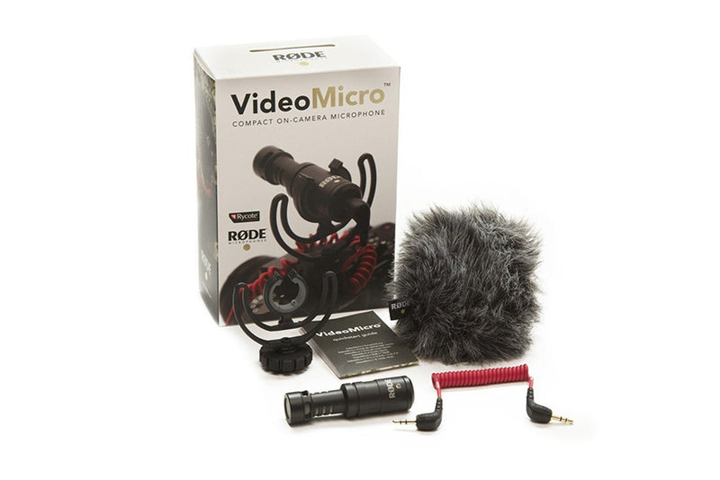 Rode VideoMicro Micrófono cardioide liviano y compacto Micrófonos RODE 