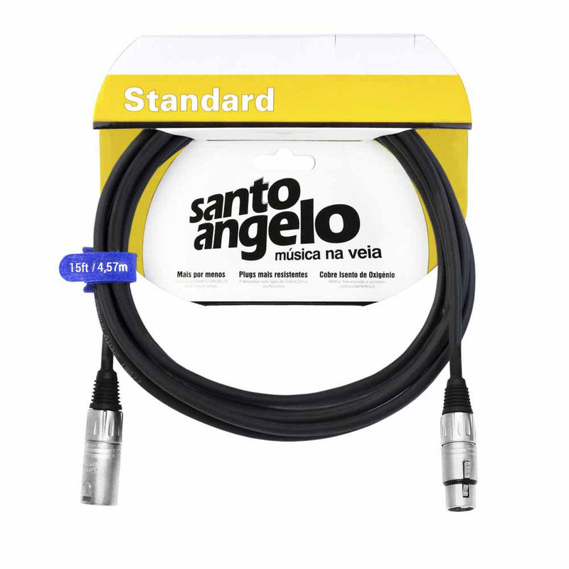 Santo Angelo Angel LW B Cable de Micrófono XLR-XLR de 4,5 Metros Cables de Micrófono Santo Angelo 