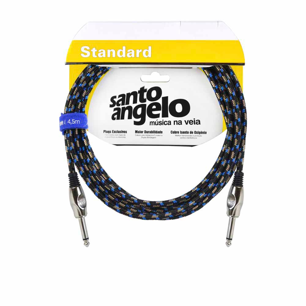 Santo Angelo Angel TX Cable de Instrumento Plug de 4,5 Metros Cables de Instrumento Santo Angelo 