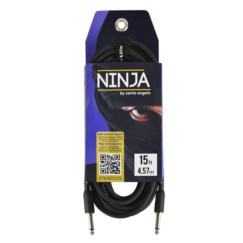 Santo Angelo Ninja Cable de Instrumento Plug de 6 Metros Cables de Instrumento Santo Angelo 
