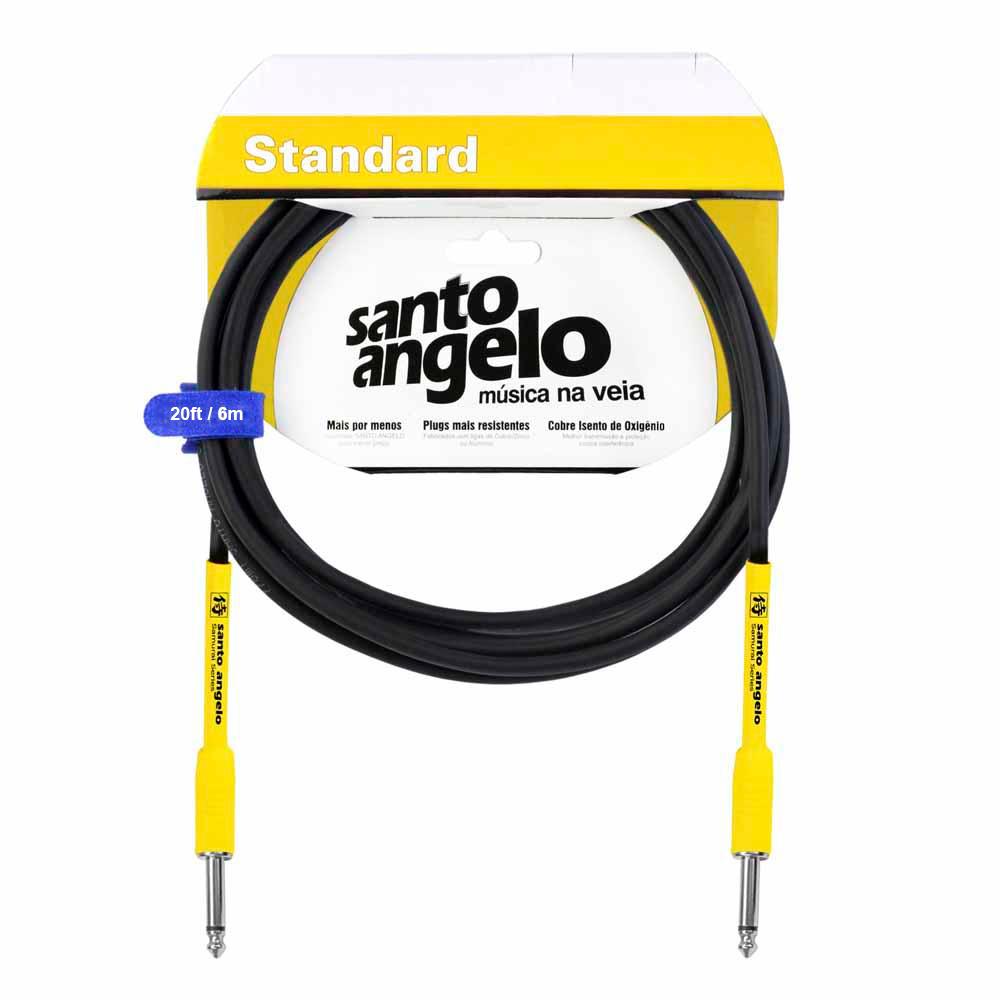 Santo Angelo Samurai Cable de Instrumento Plug de 6 Metros Cables de Instrumento Santo Angelo 
