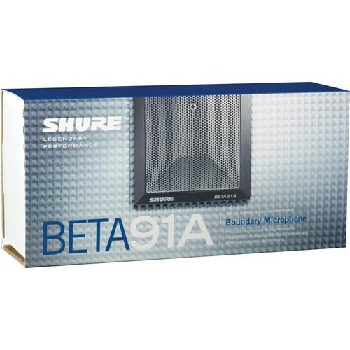 Shure Beta 91 Micrófono de Condensador Semicardioide para Bombo Micrófonos de Condensador Shure 
