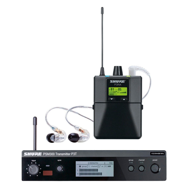 Shure PSM300 P3TRA215CL Sistema de Monitoreo In-Ear Inalámbrico Sistemas In-Ear Inalámbricos SHURE