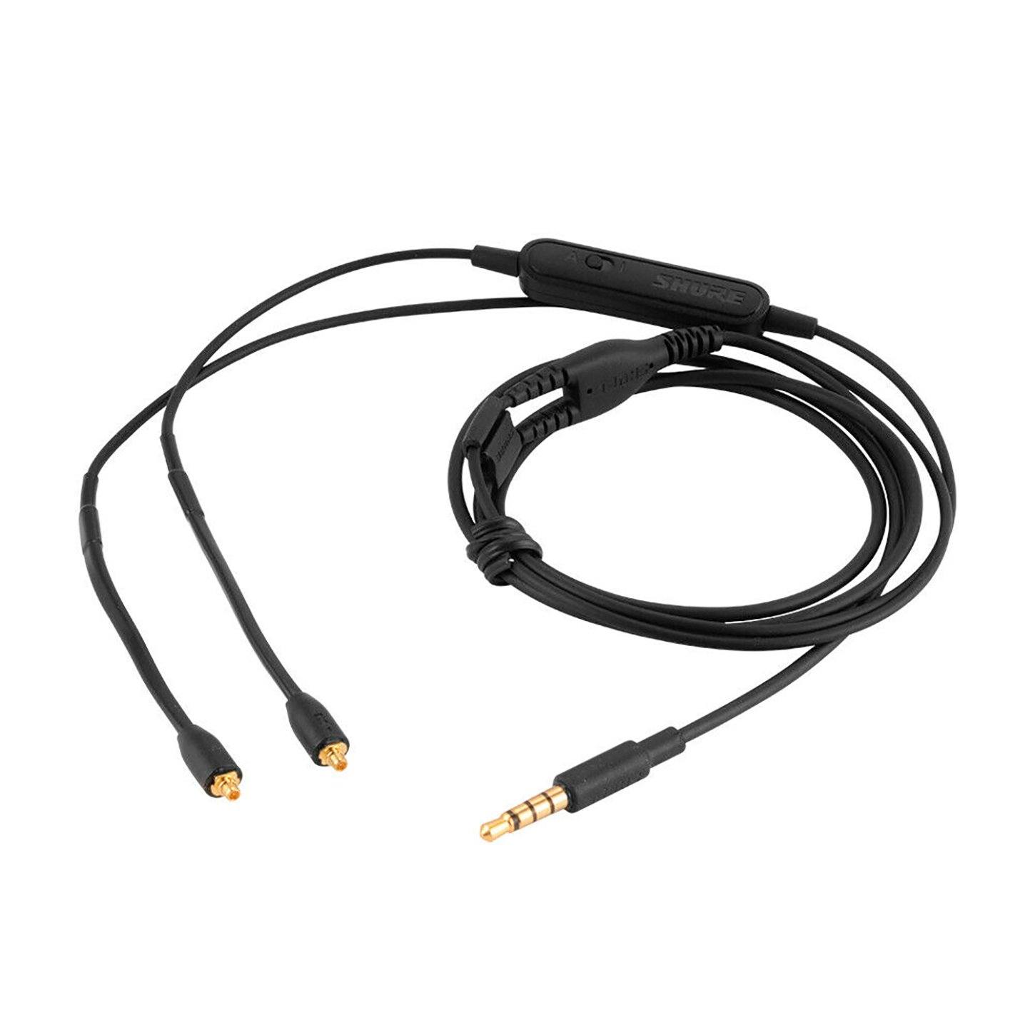Shure RMCE UNI Cable de Micrófono y Control Remoto universal para Audífonos SE SHURE