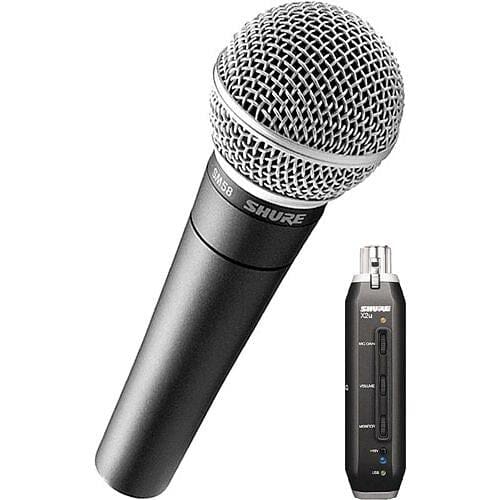 Shure SM58-X2U Micrófono Dinámico con Adaptador de XLR a USB (Windows, Mac OS X) Micrófonos USB Shure 