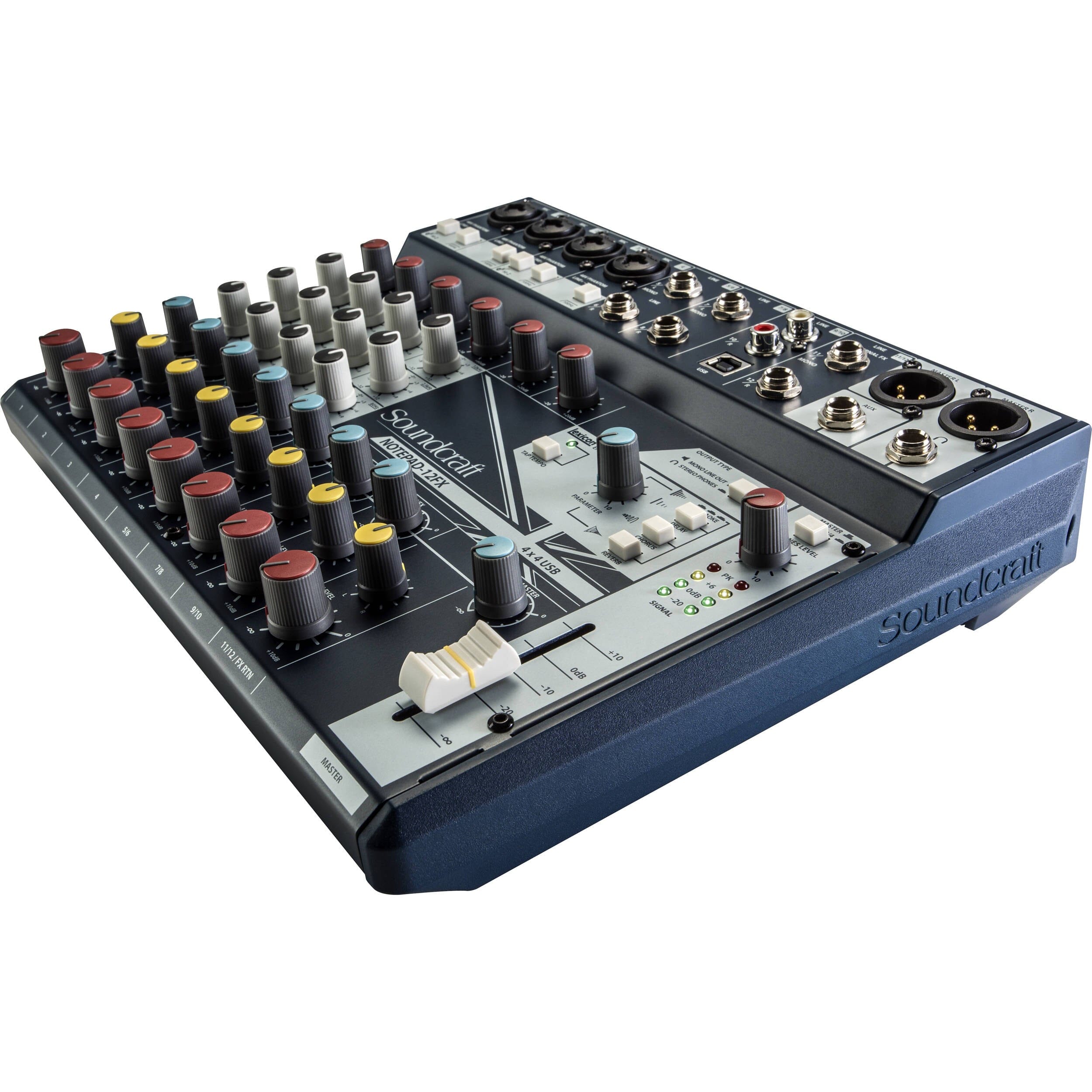 Soundcraft Notepad-12FX Mixer Análogo con E/S USB y Efectos Lexicon