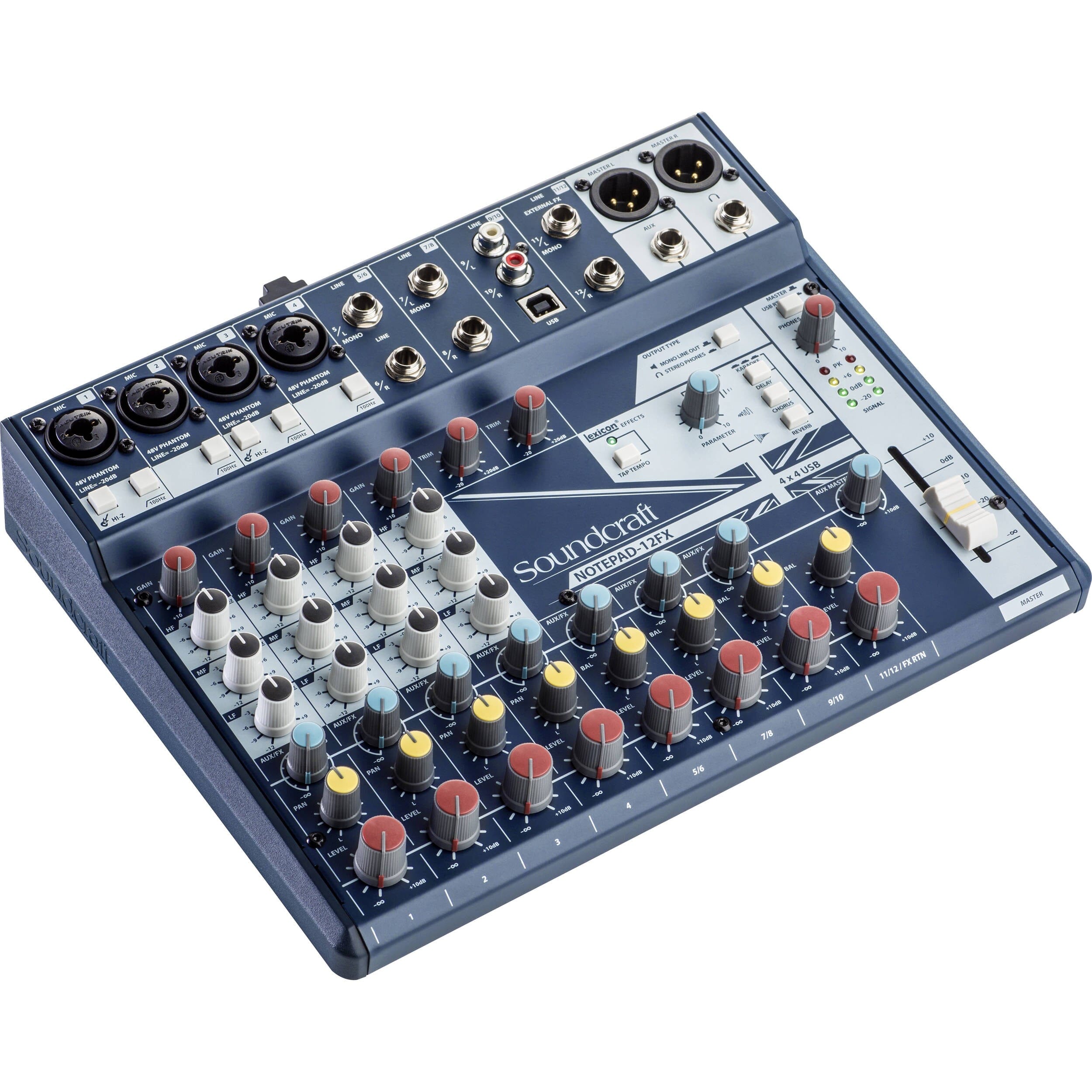 Soundcraft Notepad-12FX Mixer Análogo con E/S USB y Efectos Lexicon Mixers/Consolas Soundcraft 