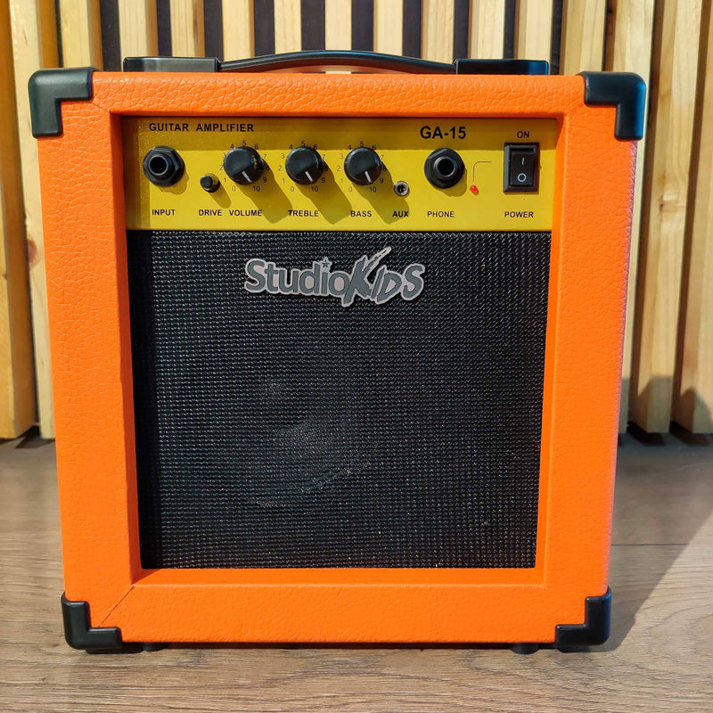 StudioKIDS GA15 Orange Amplificador de Guitarra Eléctrica 15 Watts Amplificadores de Guitarra StudioKIDS 