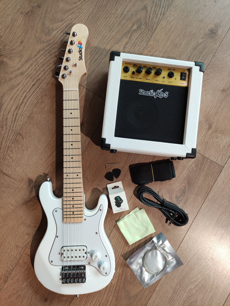StudioKIDS TNV30 White Pack de Guitarra Eléctrica para Niños (4 a 10 Años) Guitarras Eléctricas StudioKIDS 