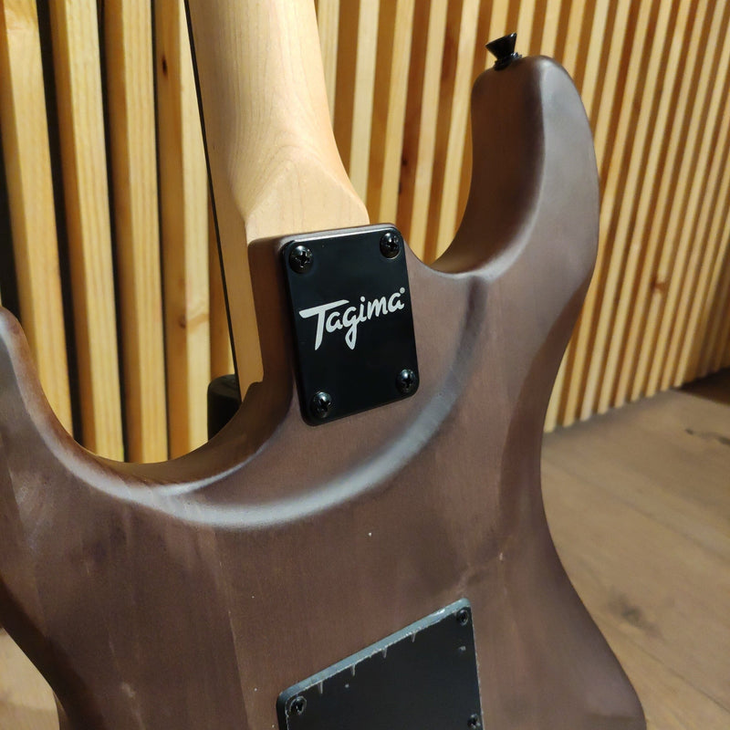Tagima JA-3 Transparent Brown Juninho Afram Signature Guitarra Eléctrica Guitarras Eléctricas Tagima 