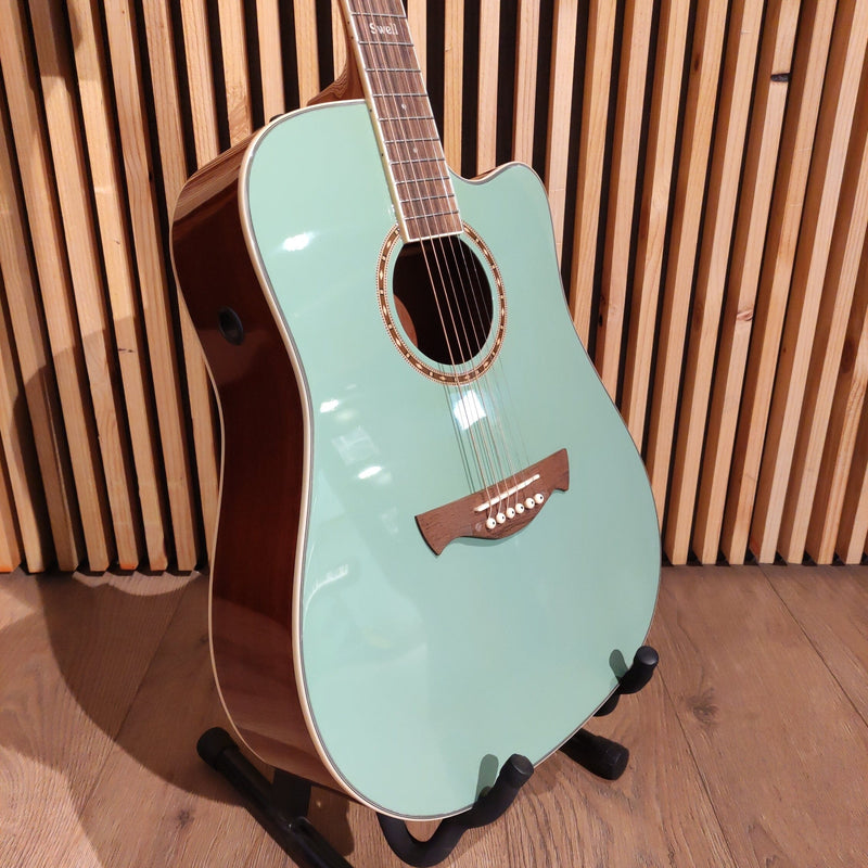 Tagima Swell EQ Turquoise Green D/LI Guitarra Electroacústica Guitarras Electroacústicas Tagima 