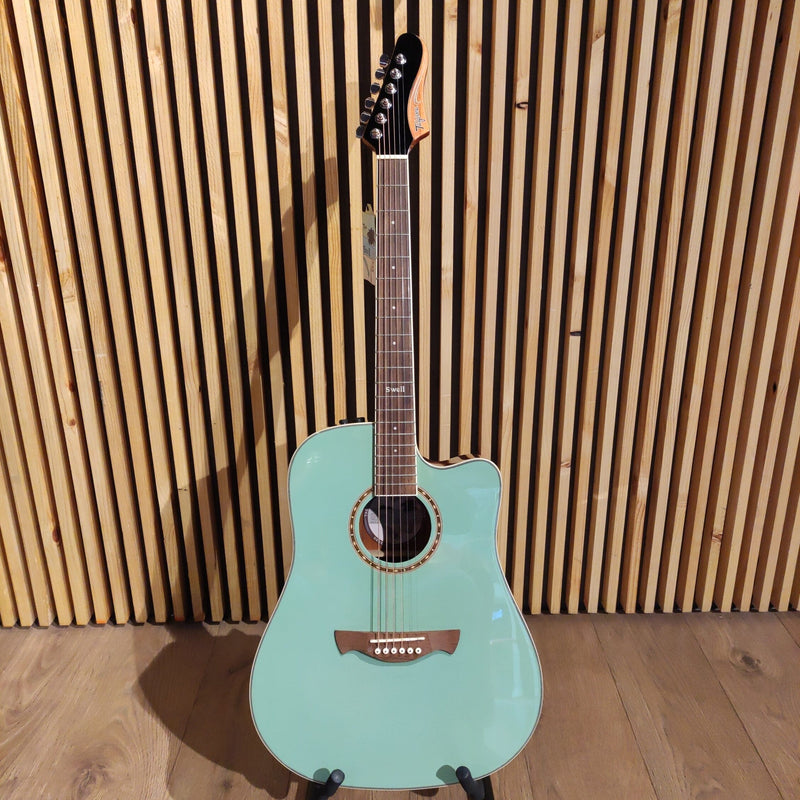 Tagima Swell EQ Turquoise Green D/LI Guitarra Electroacústica Guitarras Electroacústicas Tagima 