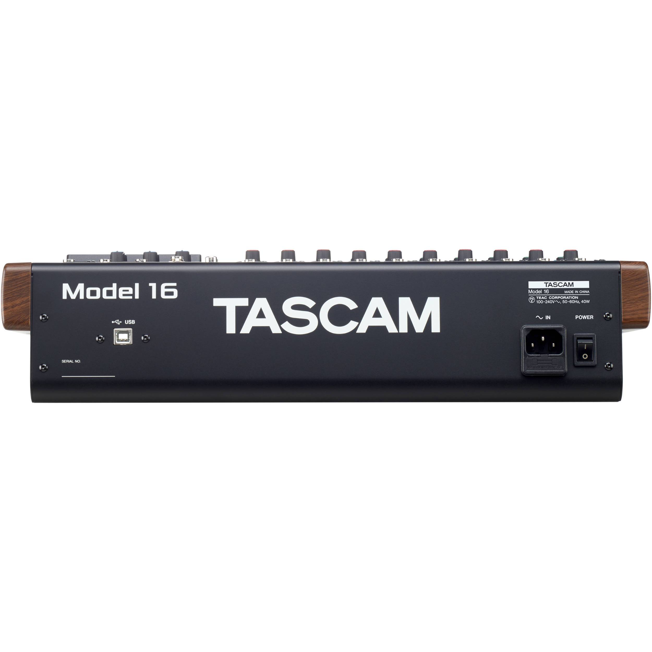 Tascam Model 16 Mixer / Interfaz USB / Grabador de 16 Canales Mixers/Consolas TASCAM 