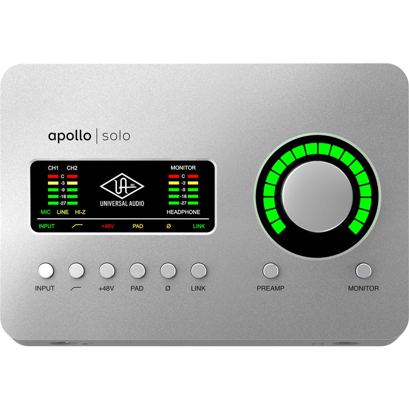 Universal Audio Apollo Solo Interfaz de Audio Thunderbolt 3 Interfaces de Audio Thunderbolt Universal Audio 